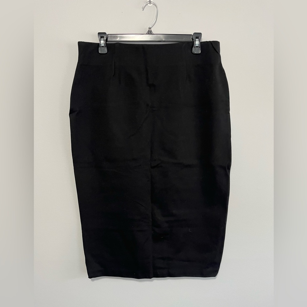 Women’s Knee Length Black Pencil Skirt
